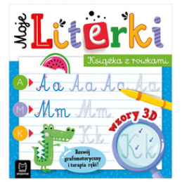 Axiom My Letters. Book with grooves. 3D Patterns. Universal Graphomotor Games KS1029