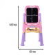 Large Double-Sided Board for Kids 3+ Pink + Magnetic Board + Accessories