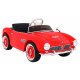 BMW 507 Retro Children's Electric Car Red + LED Audio + Remote Control + Eco Leather + EVA + Slow Start