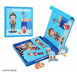 Magnetic Booklet Disguise Little Boy
