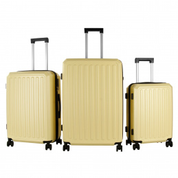 Aga Travel Set of Travel Suitcases MR4668 Beige