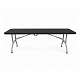 Aga Garden Folding Table 240x74x74 cm Black