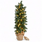 Aga Artificial Christmas Tree in a Pot 85 cm Snow-Covered with LED Lighting