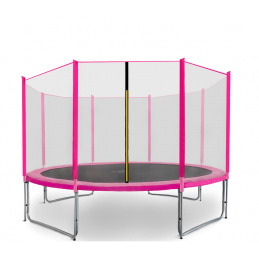 Aga SPORT PRO Trampoline 366 cm Pink + protective net