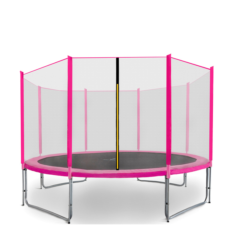 Aga SPORT PRO Trampoline 366 cm Pink + protective net