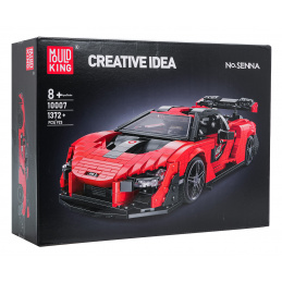 Sports Car Building Set Orange 1372pcs.