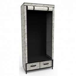 SZA2 TEXTILE WARDROBE + DRAWERS