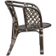 Aga Rattan set BAHAMA Choco Red