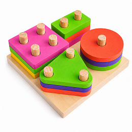 Aga4Kids Motor Skills Toy Shape Stacking