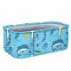 Aga Folding Portable Bathtub 120x60x50 cm Light Blue