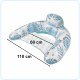 Bathing chair lounger hammock water blue