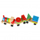 Aga Folding Wooden Train + Wagons