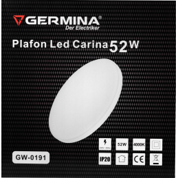 LED surface-mounted ceiling light 52W round - neutral white