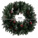 Snowy Christmas Wreath Ruhhy 22302 universal