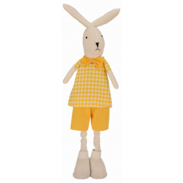 Fabric bunny on telescopic legs 75 cm boy
