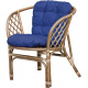 Aga Rattan set BAHAMA Grey Dark Blue