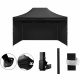 Aga Scissor stand PARTY 3x4,5m Black