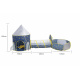 Aga4Kids Children's play tent with climbing tunnel Blue