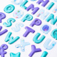 Aga4Kids Self-Adhesive Letters DS8101MP