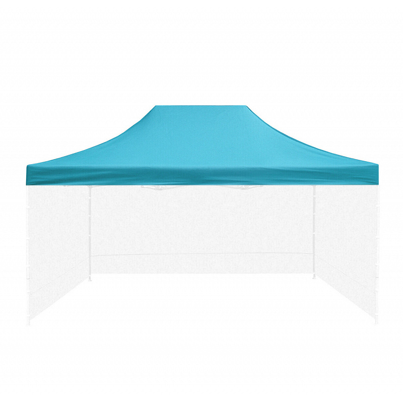 Aga Roof for Sales Stand 3x4.5m Light Blue