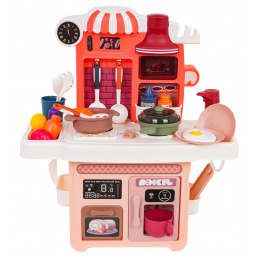 Kitchen with light and sound functions pink
