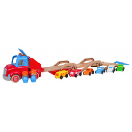 Wooden Crate + Cars