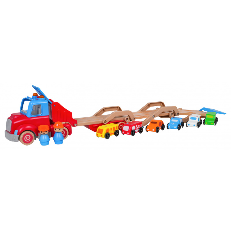 Wooden Crate + Cars