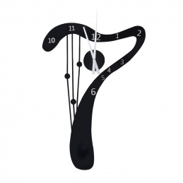Q70G WALL CLOCK HARP 70 X 50 CM