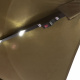 Aga Garden Parasol 300 cm Brown with LED Lighting