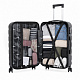 Aga Travel Carry-On Luggage MR4693 Black