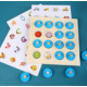Aga Wooden memory board game + 4 cards