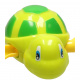 Wind-up water turtle for the bath Green