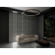 PMMA diffuser for LED profile A, B, C, D, Y, Z - 1m - black