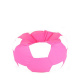 Aga Sofa bag BALL XXXL White - Pink + footrest
