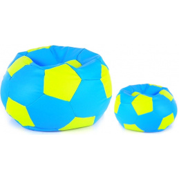Aga Seat bag BALL XXXL Light green - Light blue + footrest