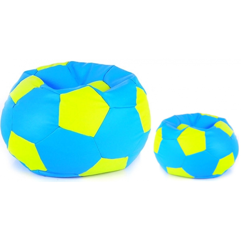 Aga Seat bag BALL XXXL Light green - Light blue + footrest
