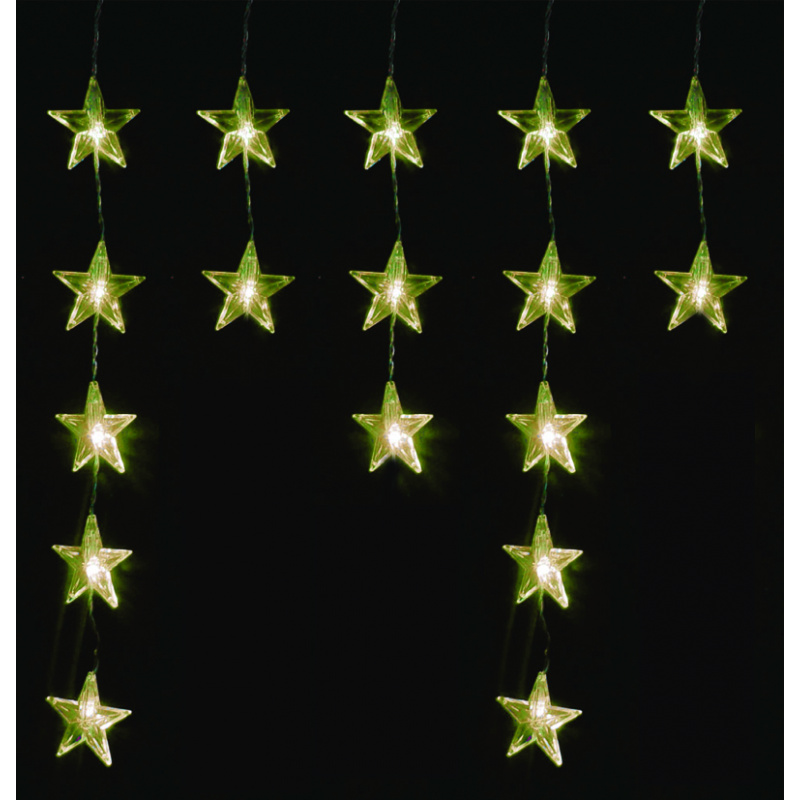 Linder Exclusiv Christmas Light Pendant Stars 40 LED Warm White