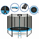 Aga SPORT PRO Trampoline 305 cm Light Blue + Safety Net + Ladder