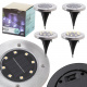 Aga Solar Lighting 8LED 4pcs Cool White