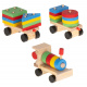 Aga Folding Wooden Train + Wagons