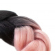 Hair Canel synthetic braids Ombre black and pink ISO