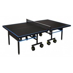 Large black ping pong table