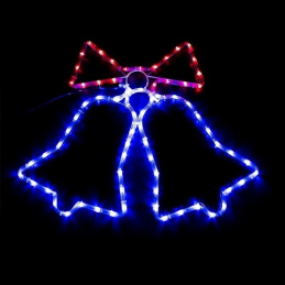 LD2 BELLS SNAKE LED LIGHTS BLUE/RED XXL