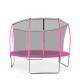 Aga SPORT FIT Trampoline 366 cm Pink + inner protective net