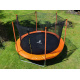 Aga SPORT FIT Trampoline 250 cm Orange + inner protective net