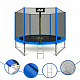 Aga SPORT PRO Trampoline 305 cm Blue + Safety Net + Ladder