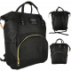 Aga Diaper Backpack for Moms 3-in-1 Black