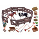 Figurines set of horses farm ZA2991C