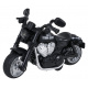 Metal Motorcycle Black with Light and Sound Function