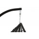 Aga Hanging armchair ORTA Black - Grey